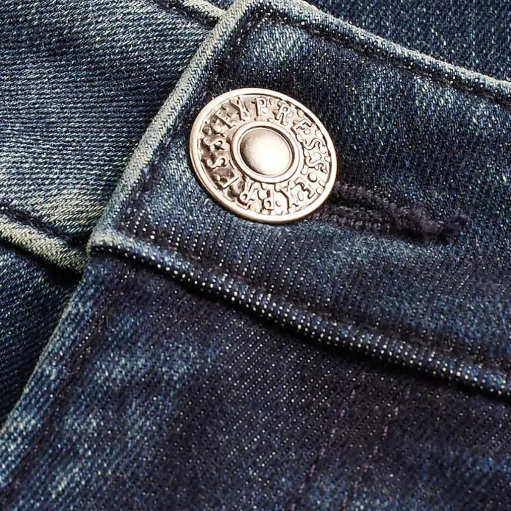 Express Mens Dark Wash 4 way Hyper Stretch Jeans sz 32x34 - Picture 6 of 6